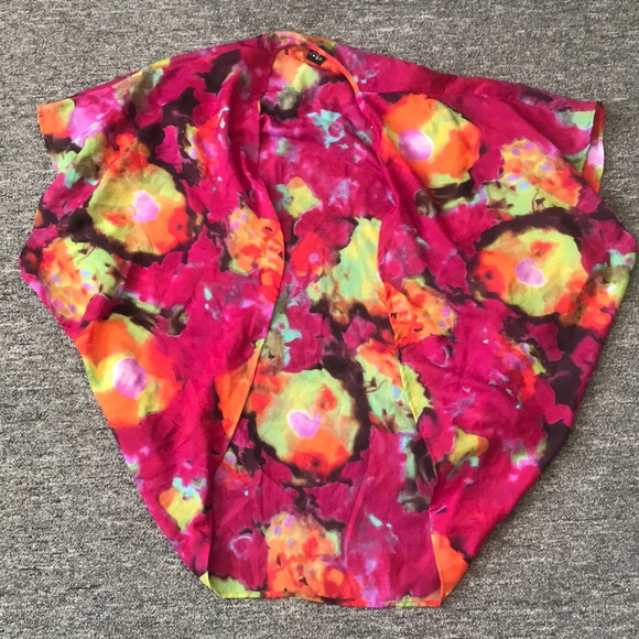 COPY - Vintage tie-dye bohemian cardigan cover up kimono - Picture 2 of 7